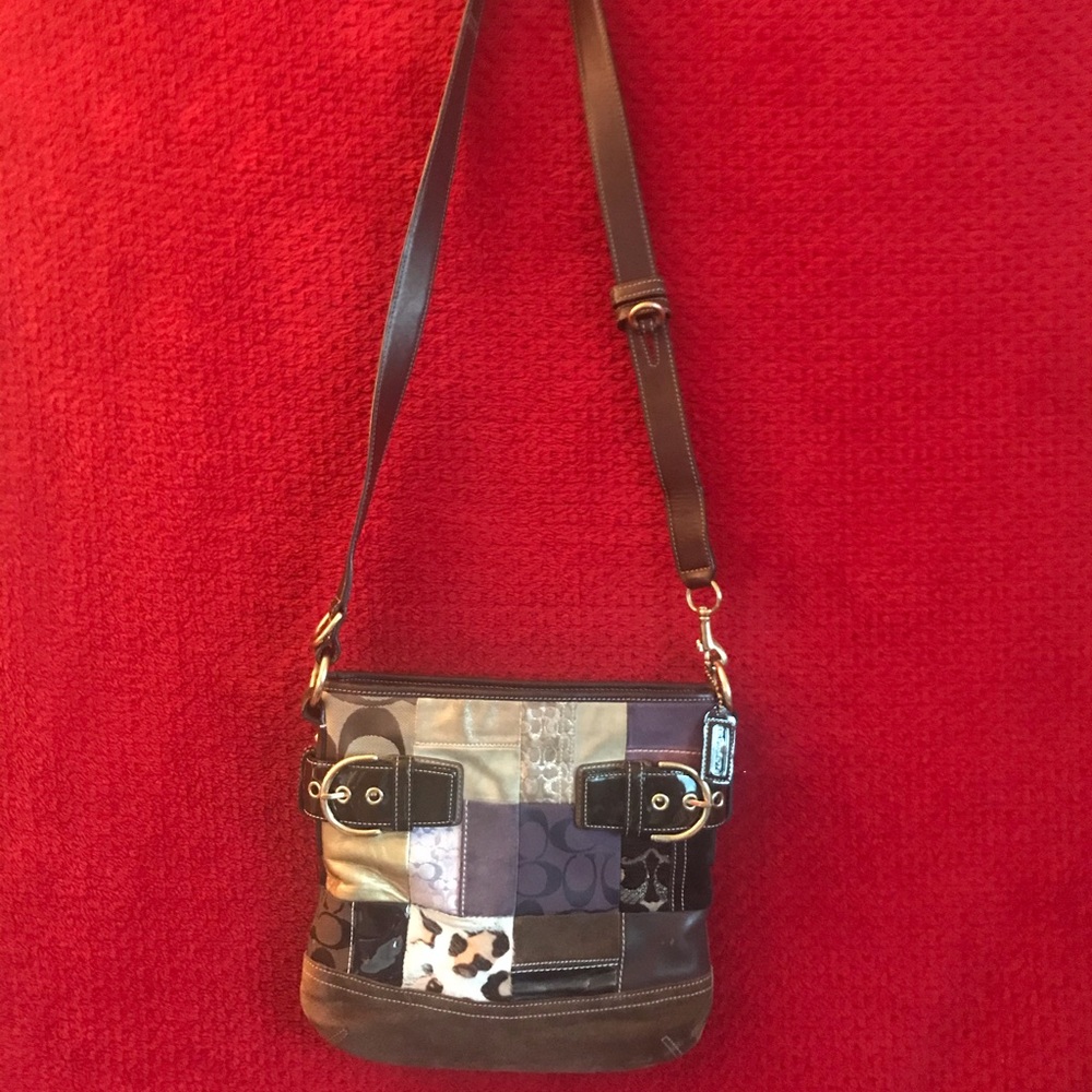 Coach cross body purse